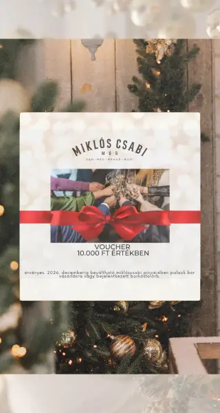 Karácsonyi voucher - 10.000 Ft értékben